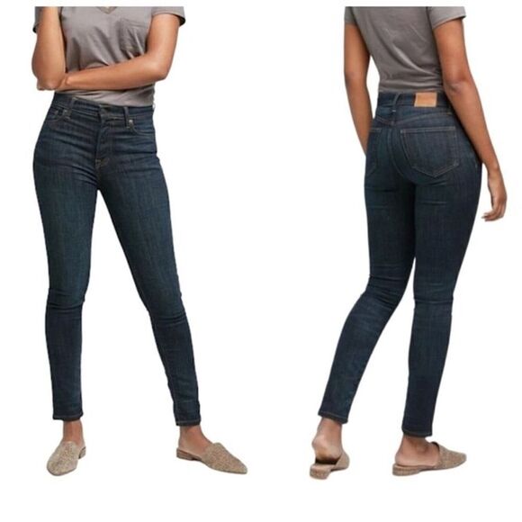 Able x Fashionable Women's Sz 25 The Skinny Carla Dark Wash Jeans - Picture 1 of 10